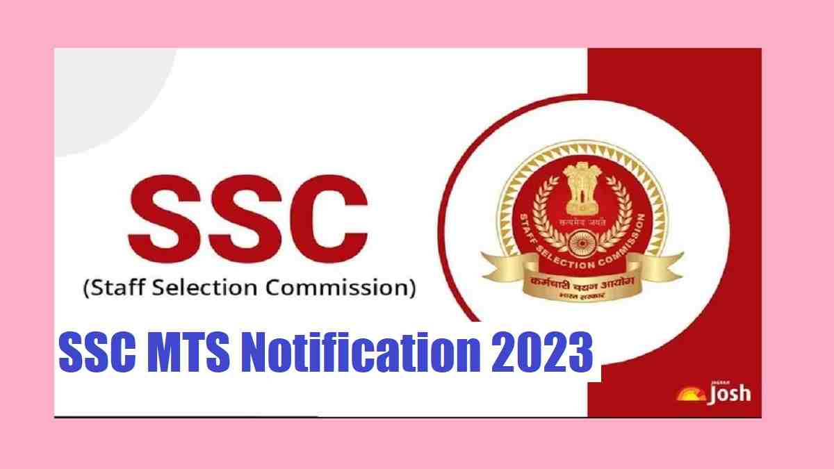 SSC MTS 2023 Notification