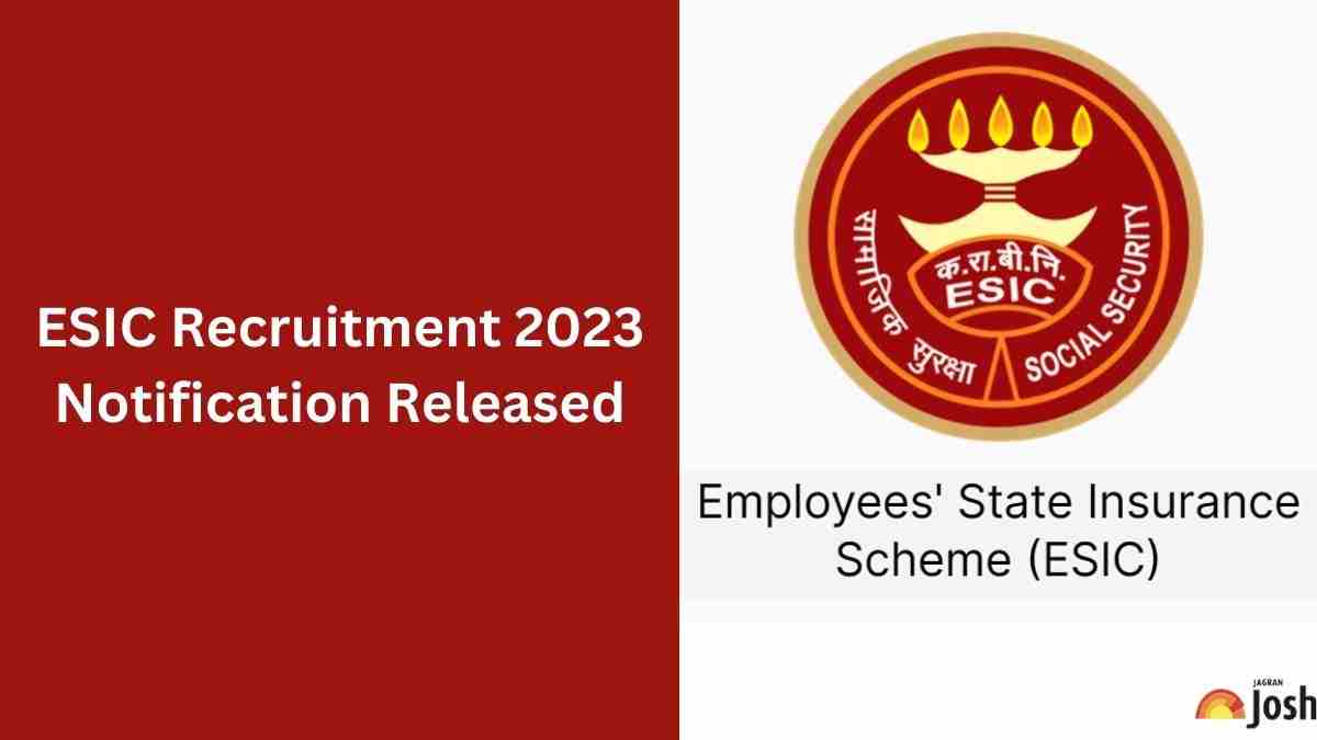 ESIC Senior Resident Recruitment 2023 Notification 