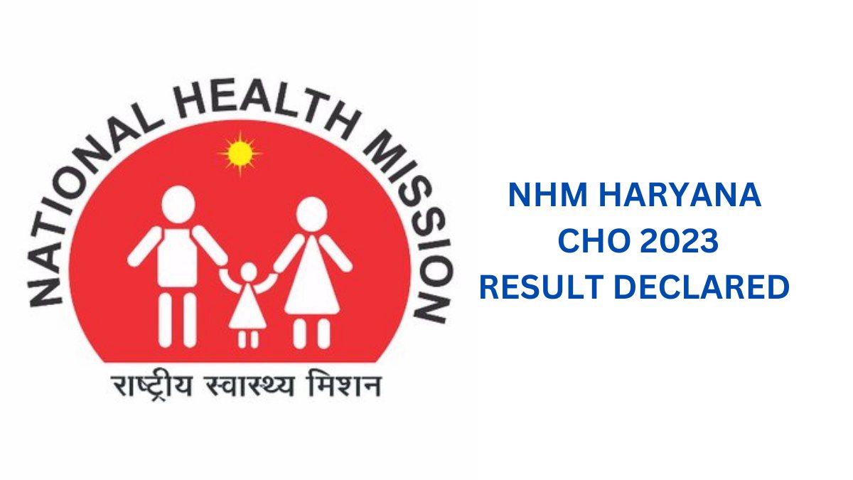 NHM Haryana CHO Result 2023