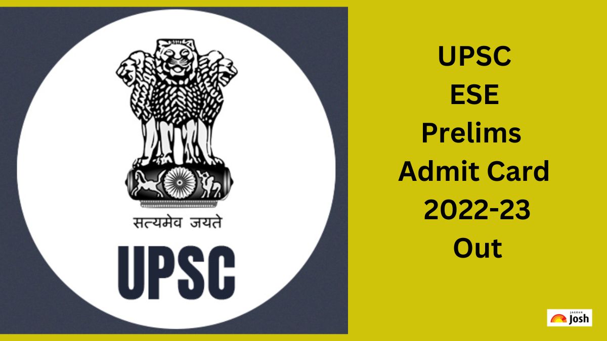 UPSC ESE admit card