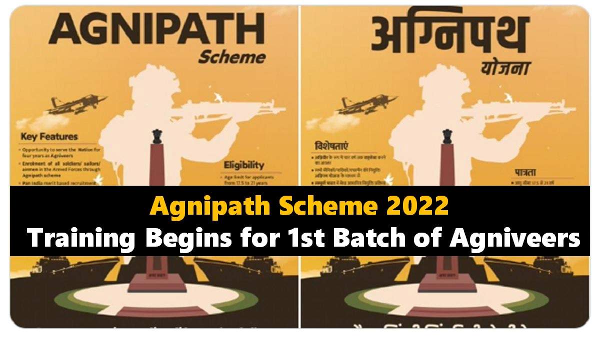 Agnipath Scheme 2022: Agniveer Training for Army, Navy, Air Force Commenced, Check Details