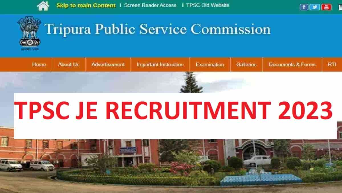 tpsc je recruitment 2023