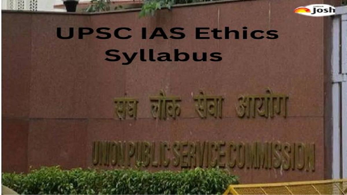 UPSC Ethics Syllabus PDF
