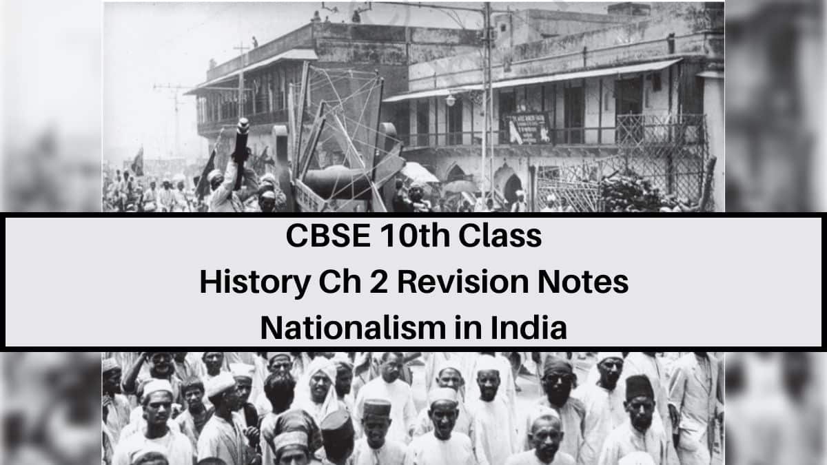 CBSE Class 10 History Chapter 2 Nationalism in India Notes, Download PDF