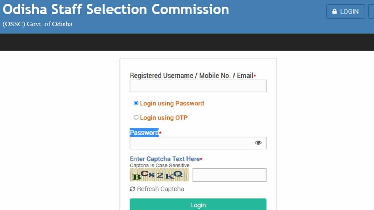 OSSC Stenographer Mains Admit Card 2023