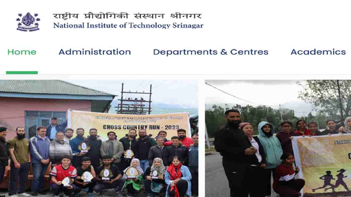 NIT Srinagar Project Fellow Recruitment 2023