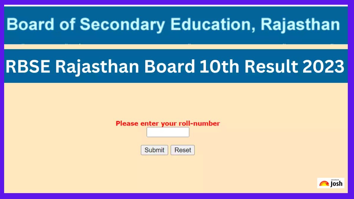rajeduboard.rajasthan.gov.in पर देखें राजस्थान बोर्ड 10वीं  रिजल्ट 2023