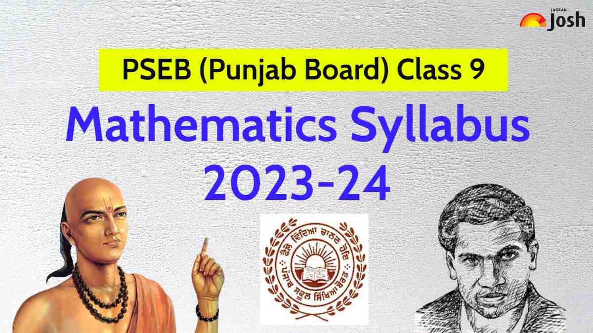 Download Punjab Board Class 9 Maths Syllabus 2023-24 PDF