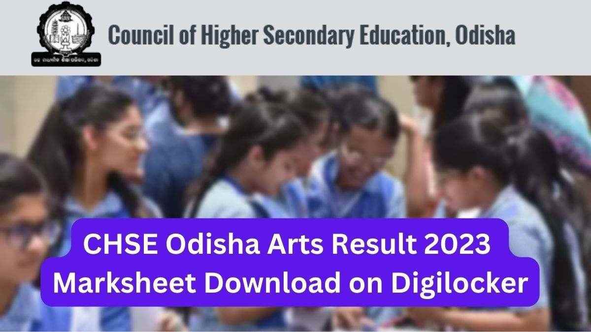 CHSE Odisha 12th Result 2023