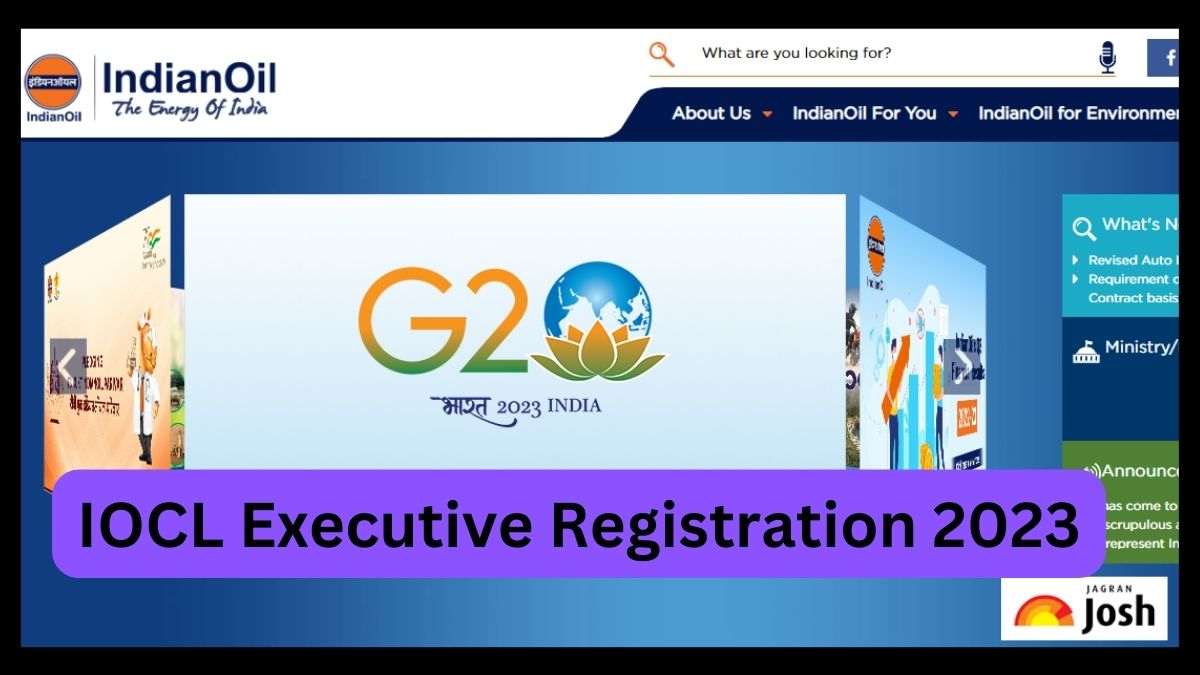 IOCL Executive Registration 2023