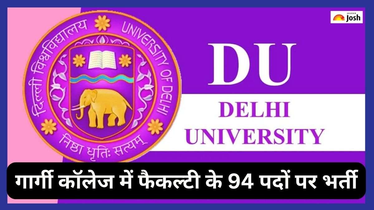 DU Gargi College Recruitment 2023