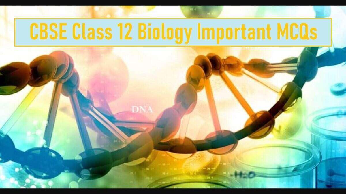Important CBSE Class 12 Biology MCQs 2024 PDF