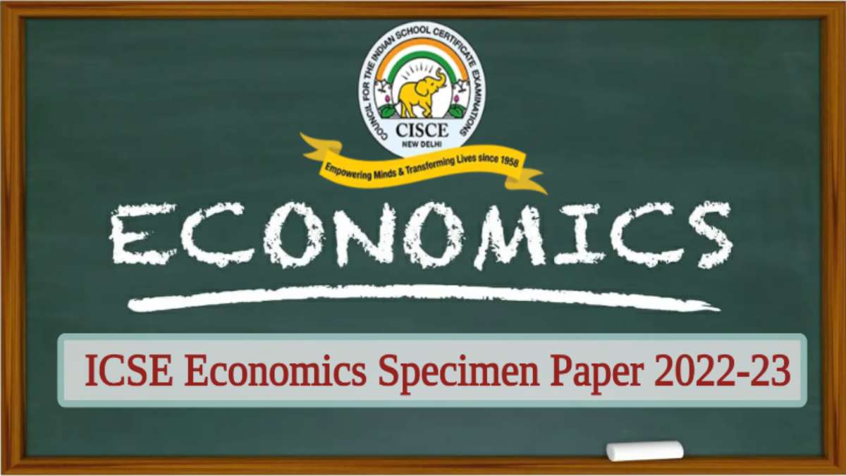 Download Economics  Specimen Paper for Class 10  ICSE  Board Exam