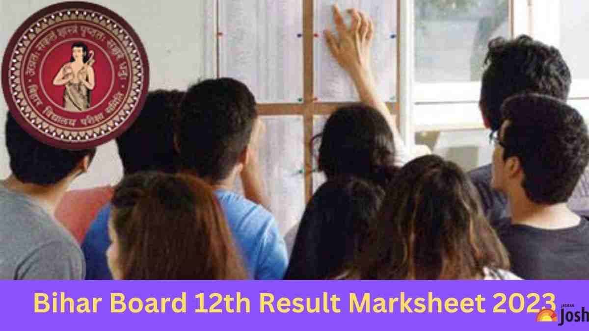 Bihar Board 12th Result Marksheet 2023