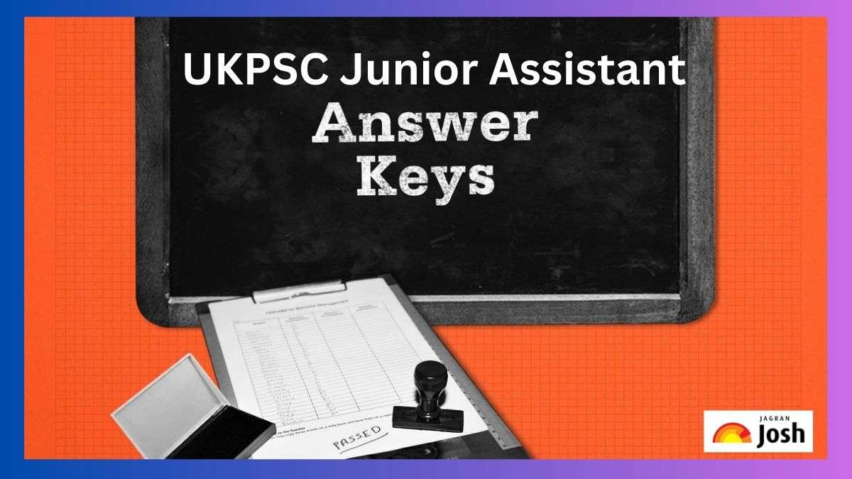 UKPSC Junior Assistant answer key 2023