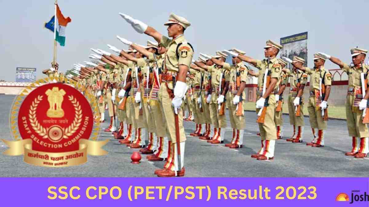 SSC CPO Result 2023 OUT