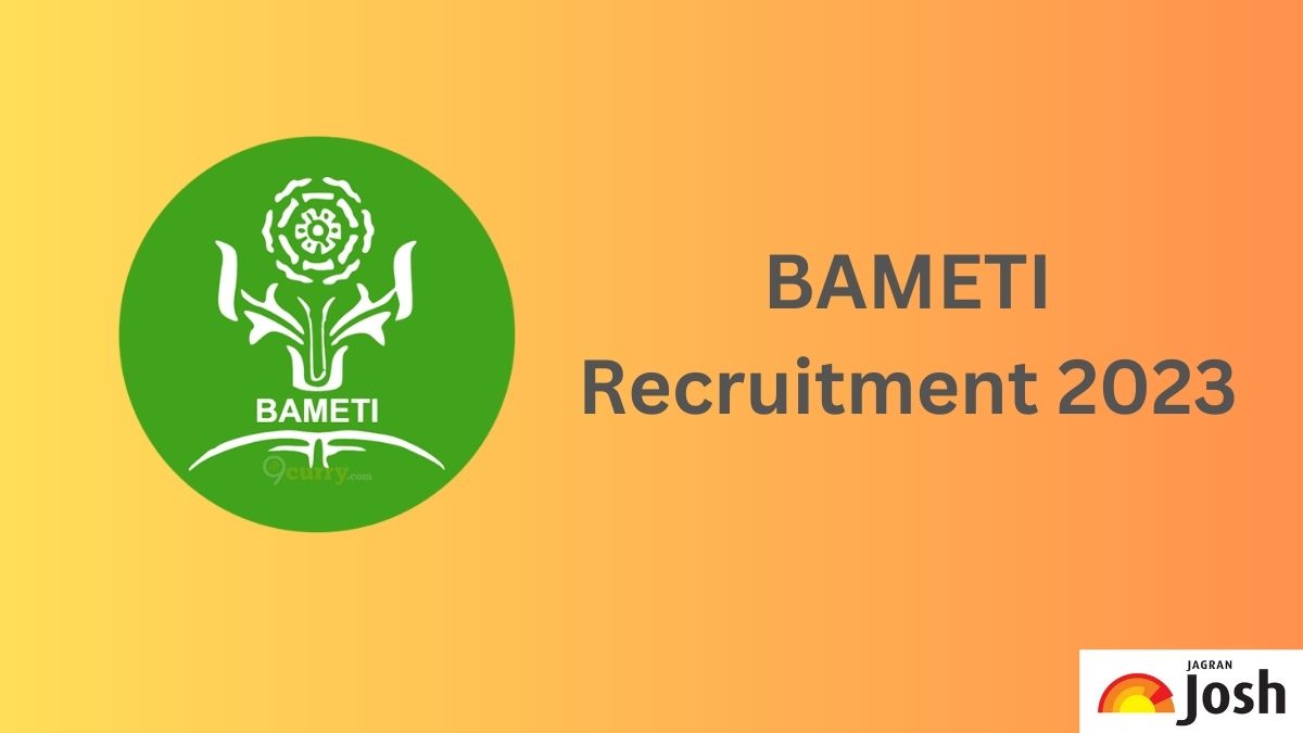 BAMETI Recruitment 2023: बिहार कृषि विभाग में 1041 पदों पर निकली भर्ती
