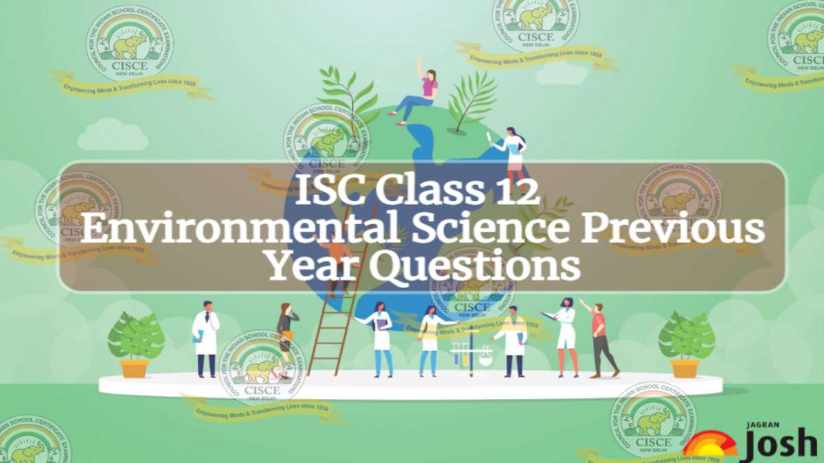 Download ISC Environmental Science Question Papers for Class 12