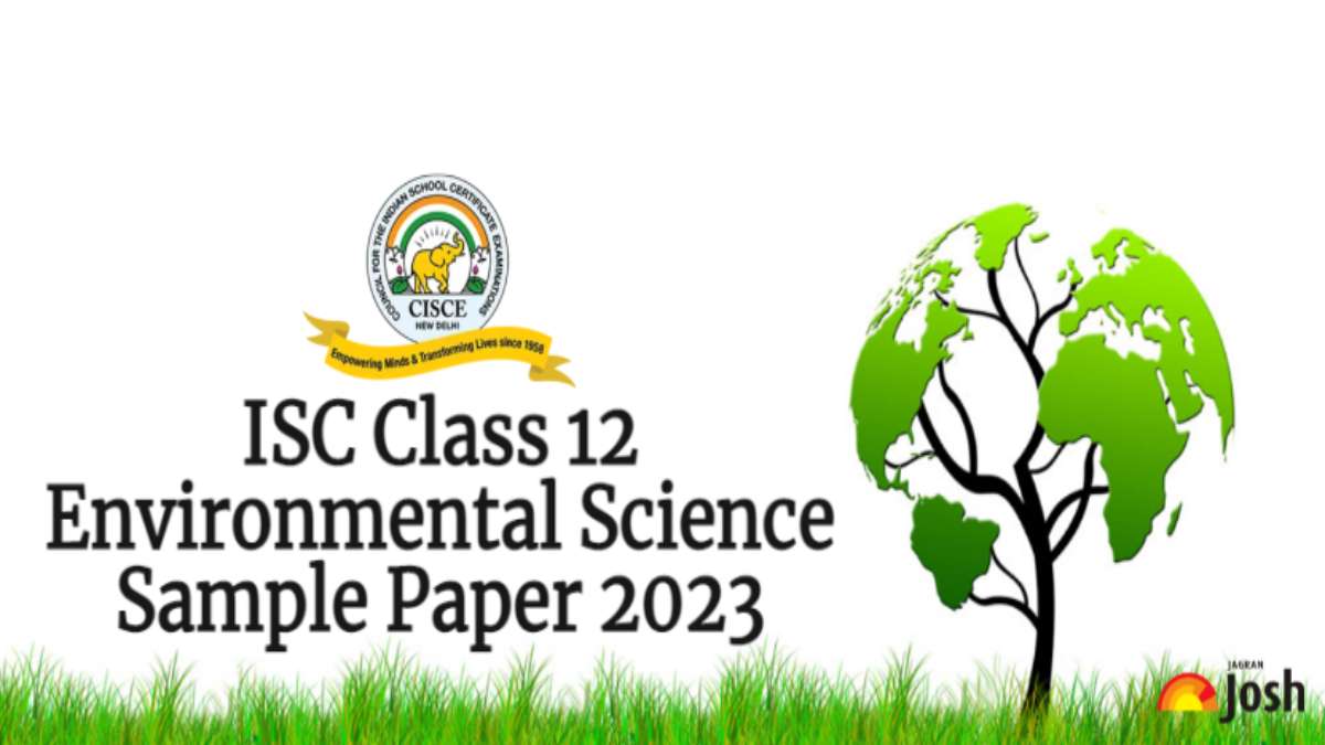 Download Environmental Science Specimen Paper for Class 12 ISC Board Exam
