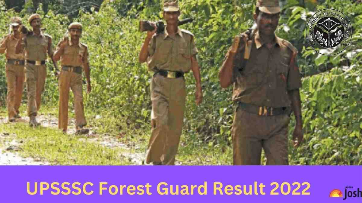 UPSSSC Forest Guard Result 2022