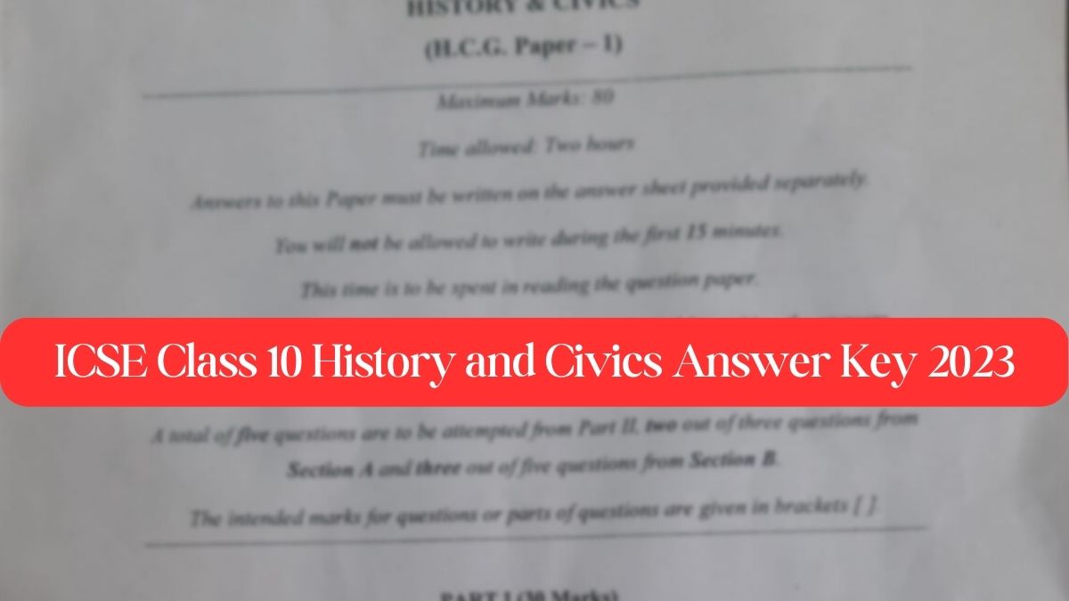 ICSE Class 10 History Civics Answer Key
