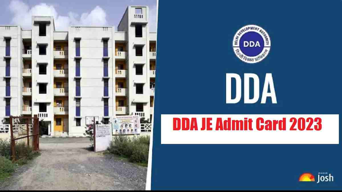 DDA JE Admit Card 2023