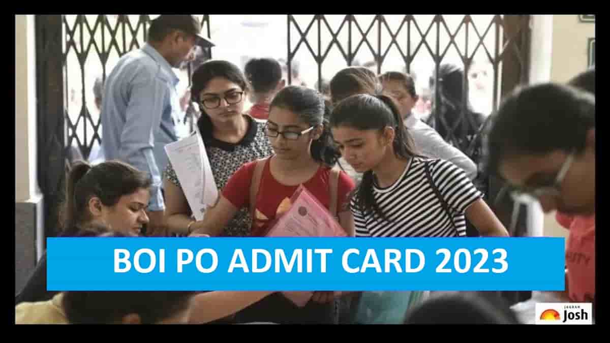 BOI PO Admit Card 2023