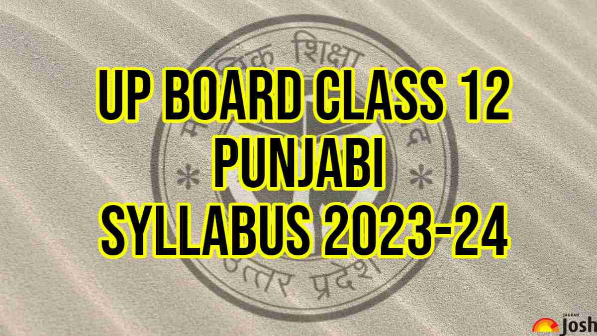 Download UP Board Class 12th Punjabi Syllabus 2023-24 PDF