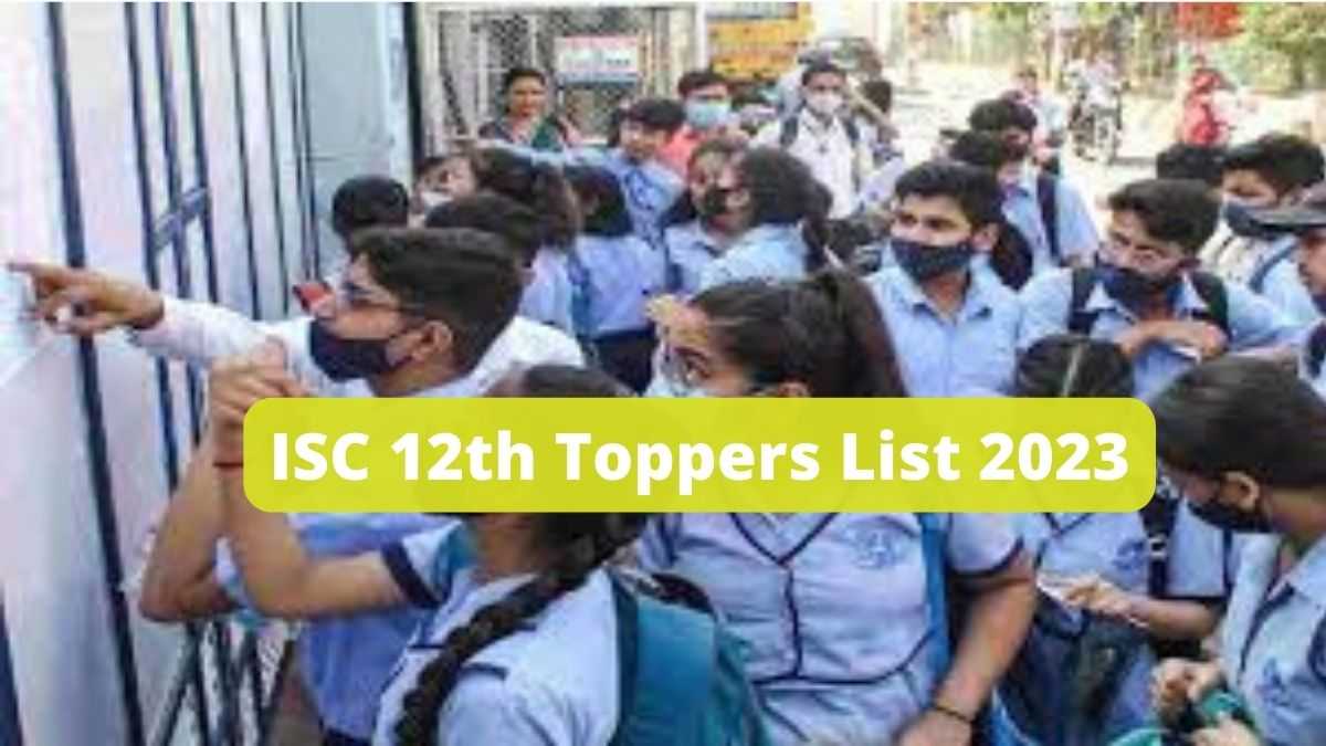 ISC 12th Toppers List 2023