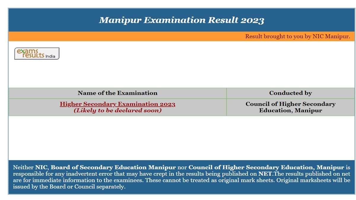 Manipur 12th Result 2023
