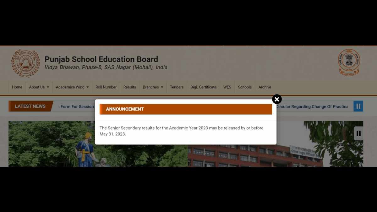 Check here official PSEB 12th Result 2023 Date and Time