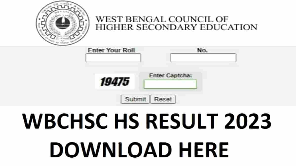 WBCHSE HS Result 2023