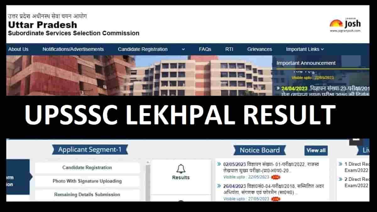 UPSSSC Lekhpal Result 2022-23