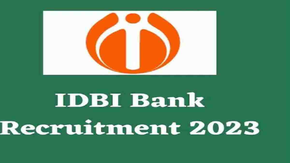 IDBI SO Recruitment 2023