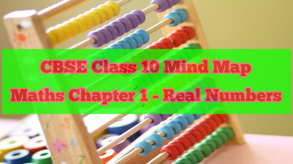 Download Mind Map for CBSE Class 10 Maths Real Numbers