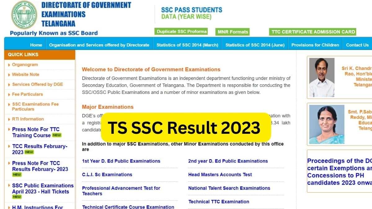 TS SSC Result 2023 on May 10 Check Details Here