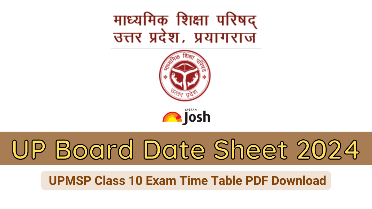 यूपी बोर्ड क्लास 10 टाइम टेबल 2024 in Hindi
