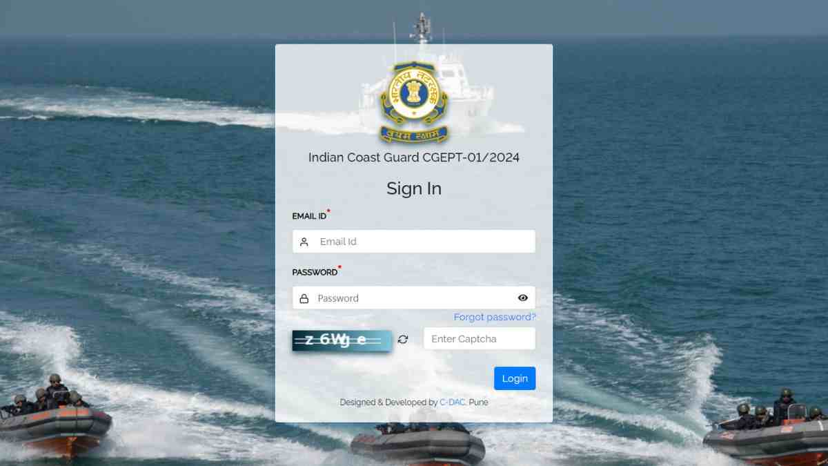 Indian Coast Guard Admit Card 2023: इंडियन कोस्ट गार्ड परीक्षा के सिटी इंटीमेशन cgept.cdac.in पर हुए जारी, यहाँ से करें डायरेक्ट डाउनलोड 