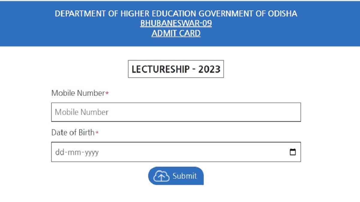 SSB Odisha Admit Card 2023: Check Download Lonk