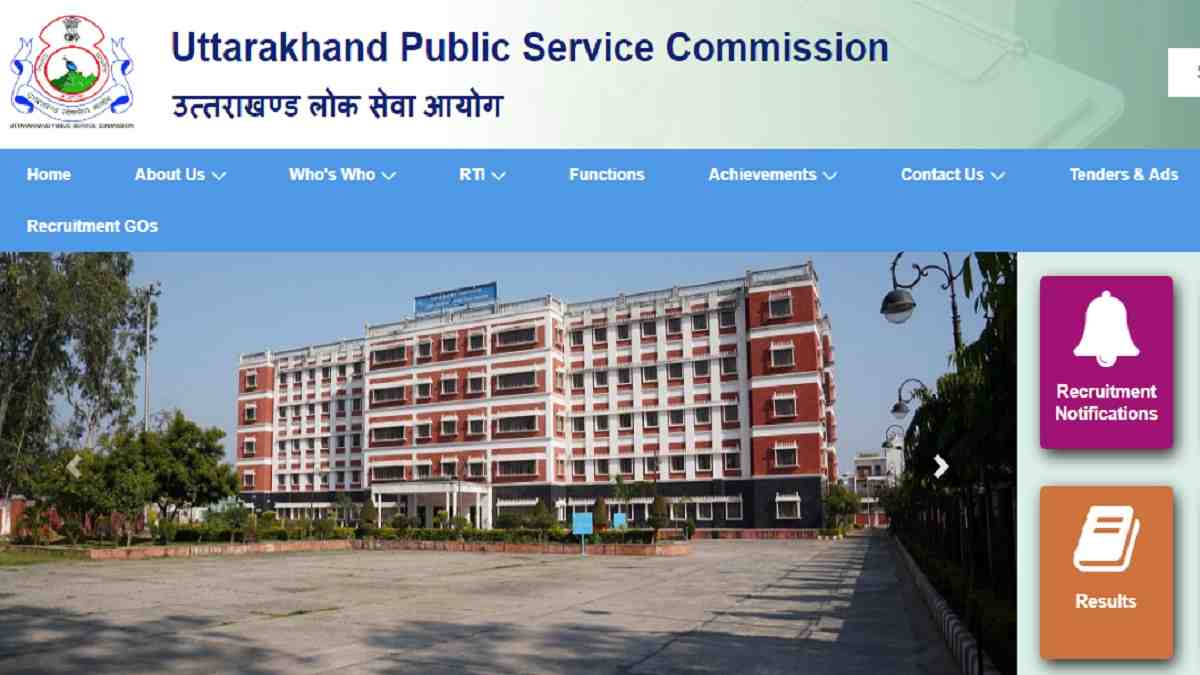 Get all the details of UKPSC Recruitment here, apply online link