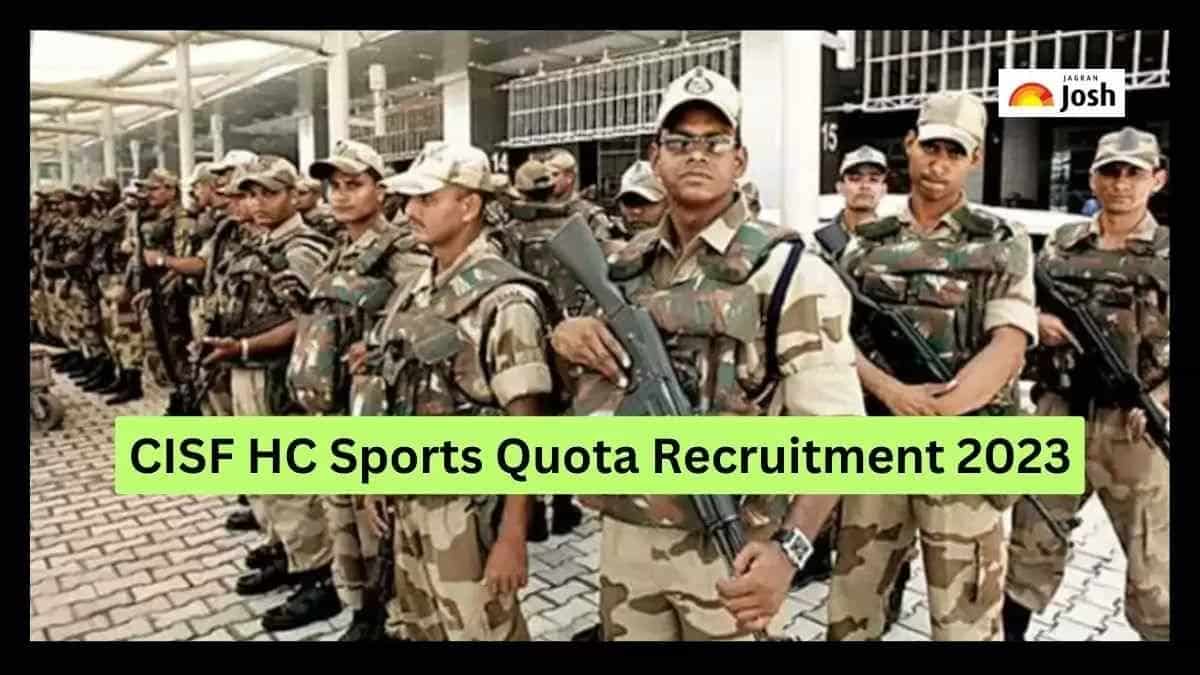 CISF HC Recruitment 2023