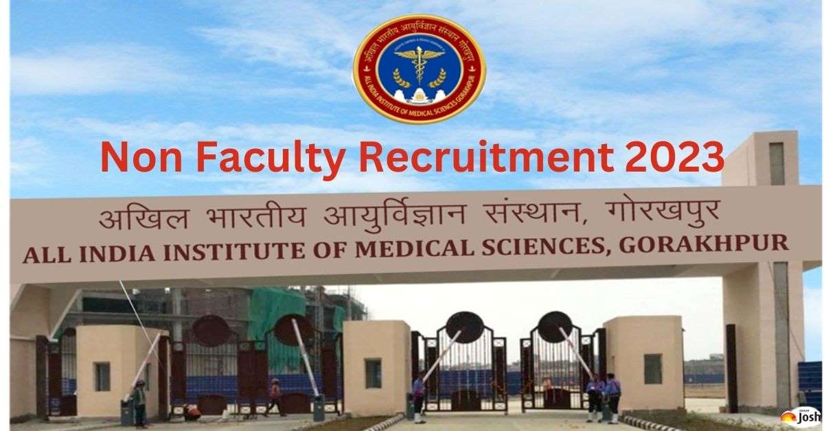 AIIMS Gorakhpur Group A, B and C Recruitment 2023