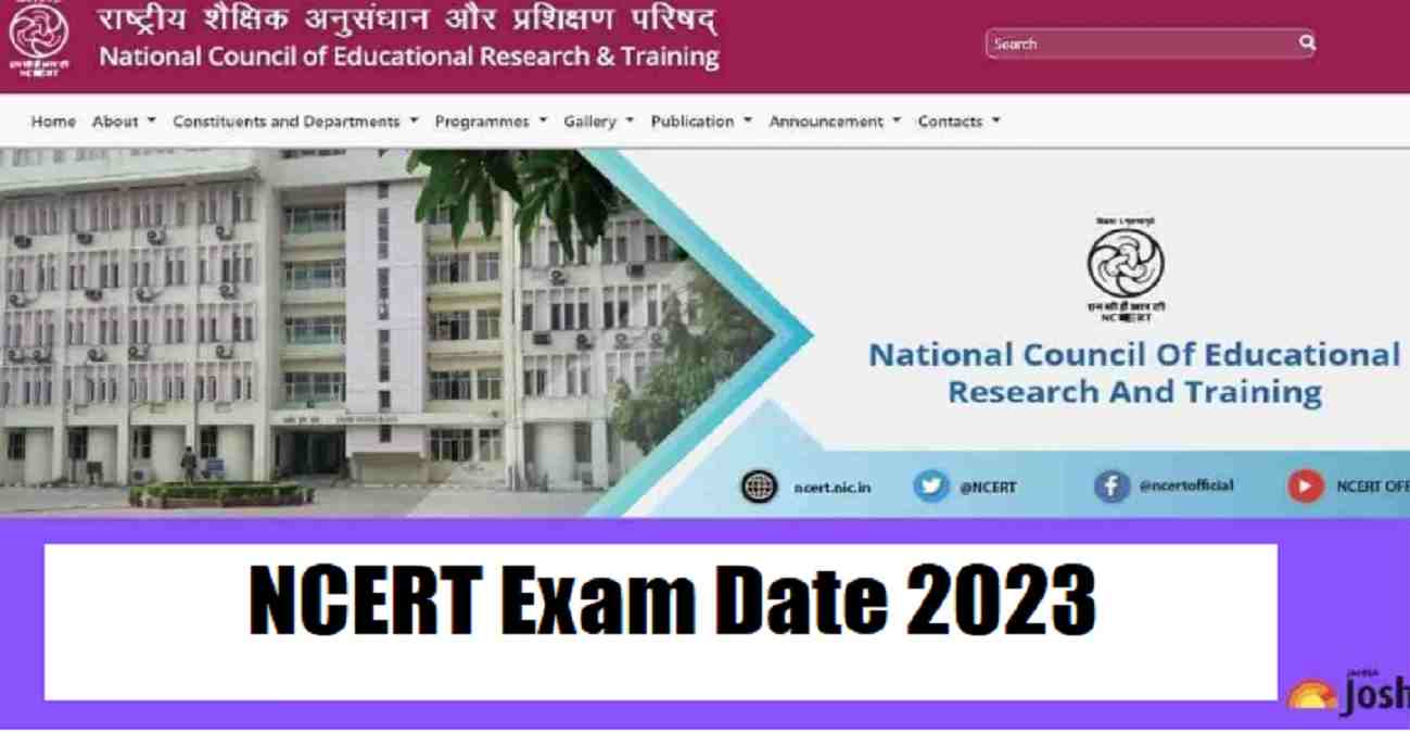 Direct Link to NCERT Exam Date 2023 here