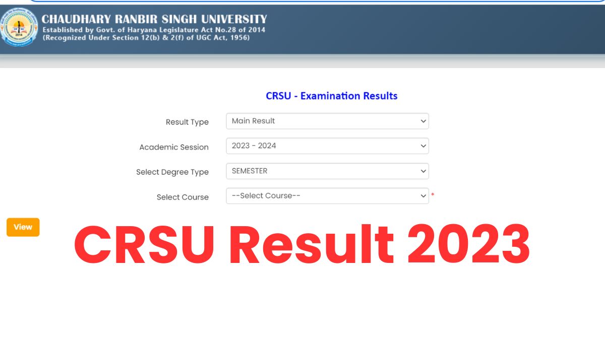  चौधरी रणवीर सिंह विश्वविद्यालय के परिणाम का सीधा लिंक यहां प्राप्त करें