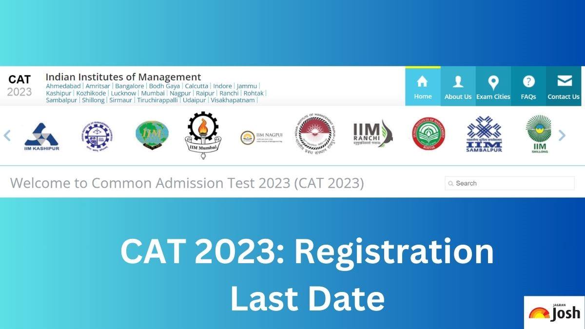 CAT 2023 registration last date today, apply at iimcat.ac.in