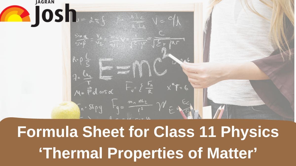 Download Formula Sheet for CBSE Class 11 Physics Thermal Properties of Matter