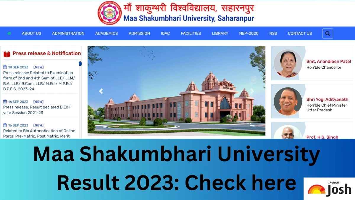 Get the direct link to download Maa Shakumbhari University Result 2023 PDF here.