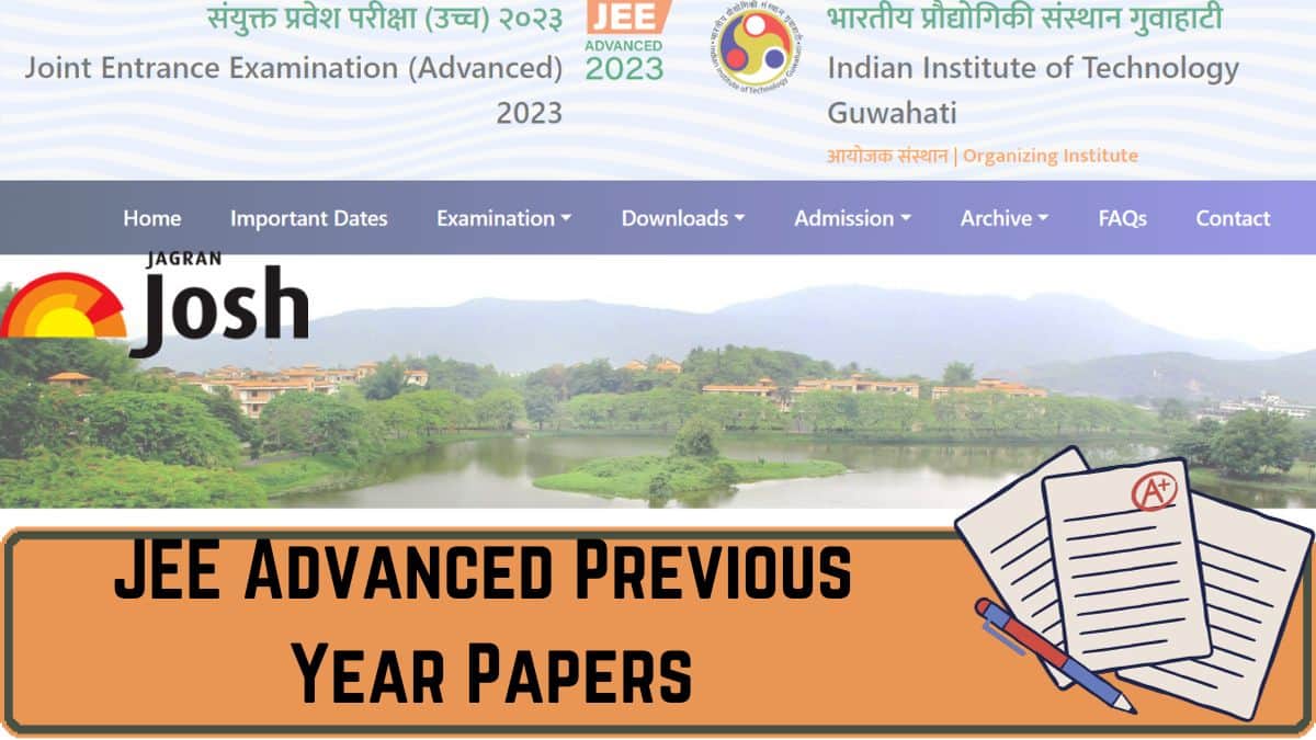 Download JEE Advanced Previous Year Papers With Answer Key
