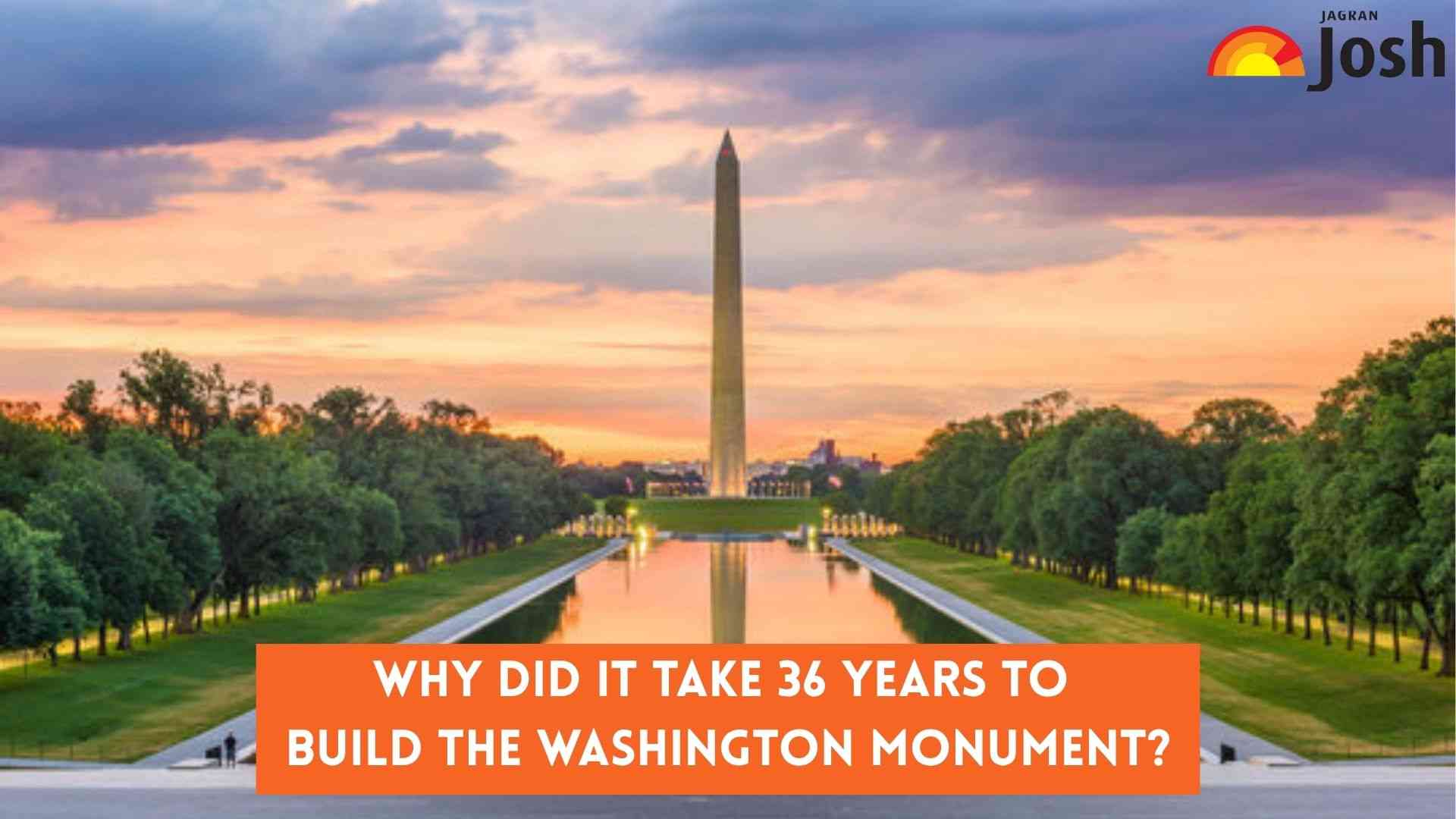 Washington Monument Aerial shot of the Washington Monument, which has a towering height of 555 feet 5 1⁄8 inches or 169.29 meters.