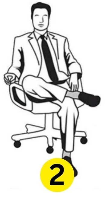 sitting-positions-figure-four-lock-personality-traits